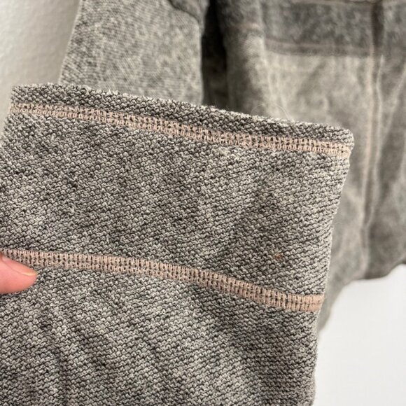 Prana Breathe Button Detail Fleece Lined Sz M Hoodie Grunge Vintage - Picture 7 of 15